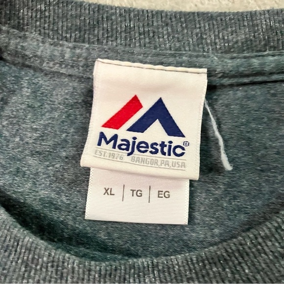 Cincinnati Bengals Majestic Long Sleeve Tee Orange Black Gray Mens Size XL - Picture 6 of 7